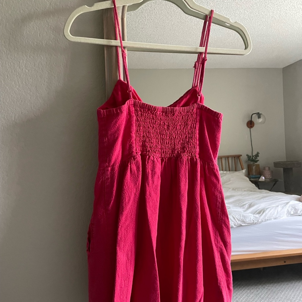 Pink Casual Mini Dress